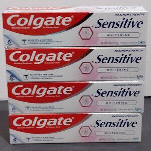 Colgate Sensitive Maximum Strength Toothpaste, Plus Whitening / Fresh Stripe 6oz